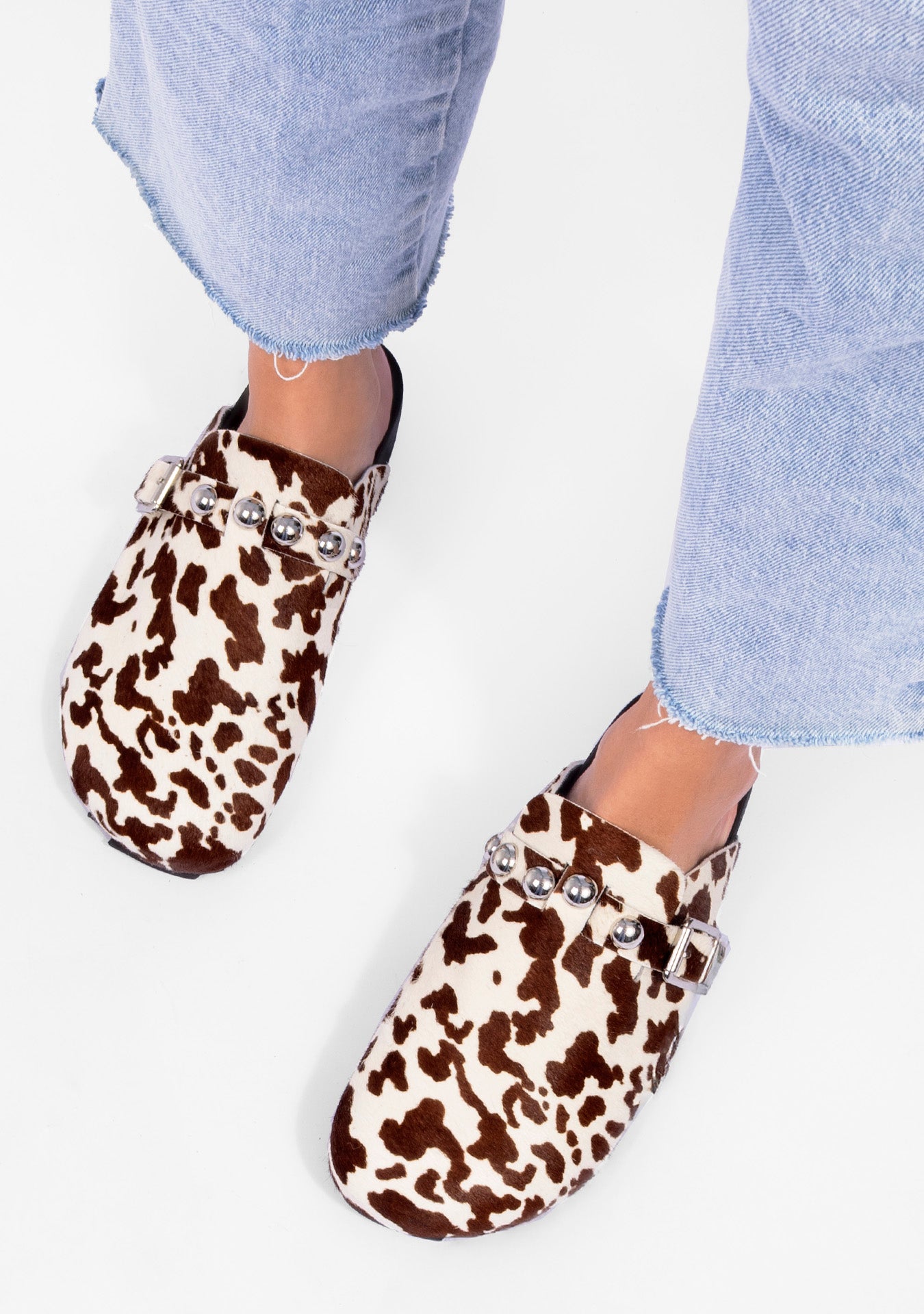 Clog COW Cuero Texturizado