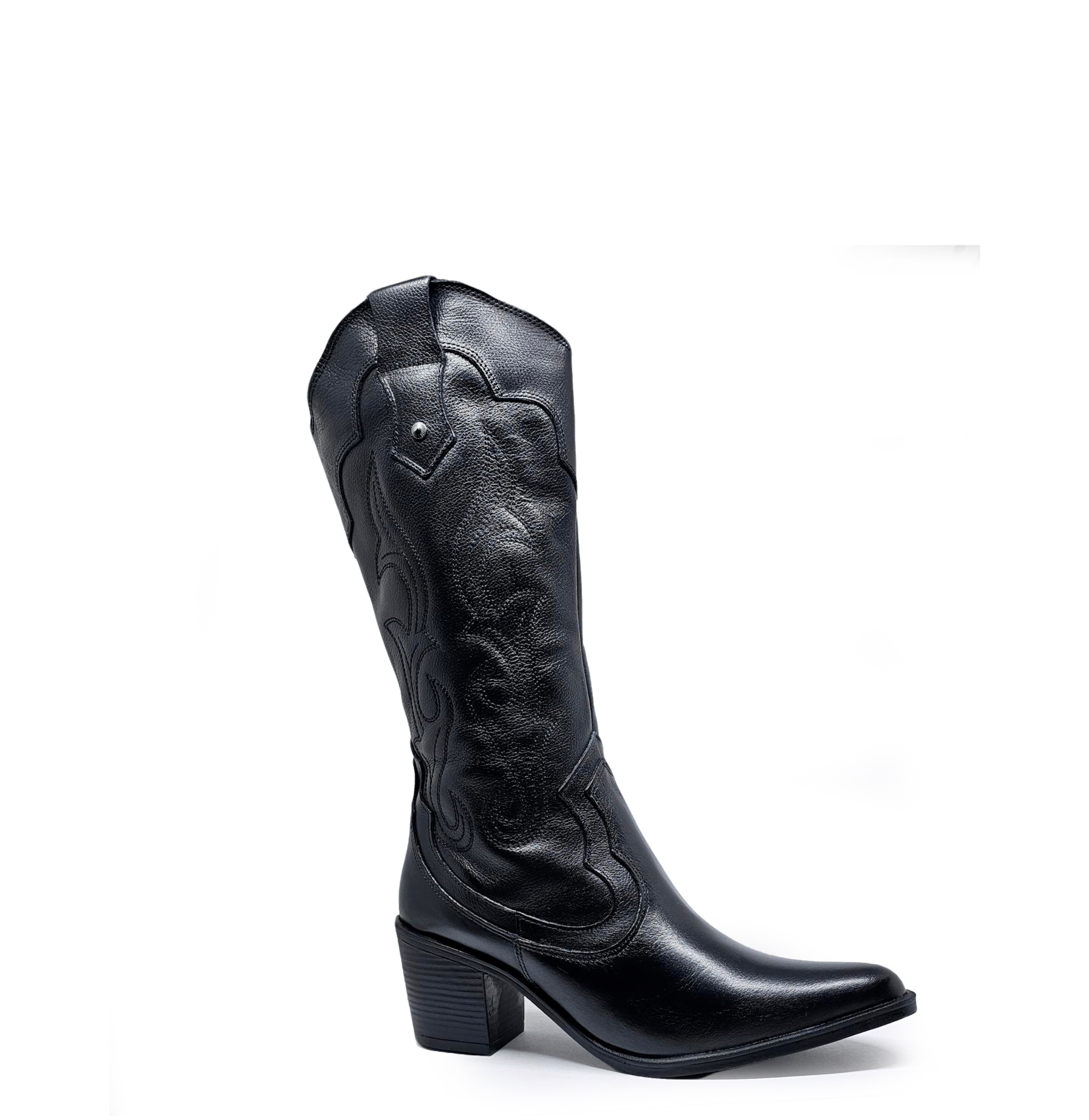 Bota cuero INDÓMITA Negro