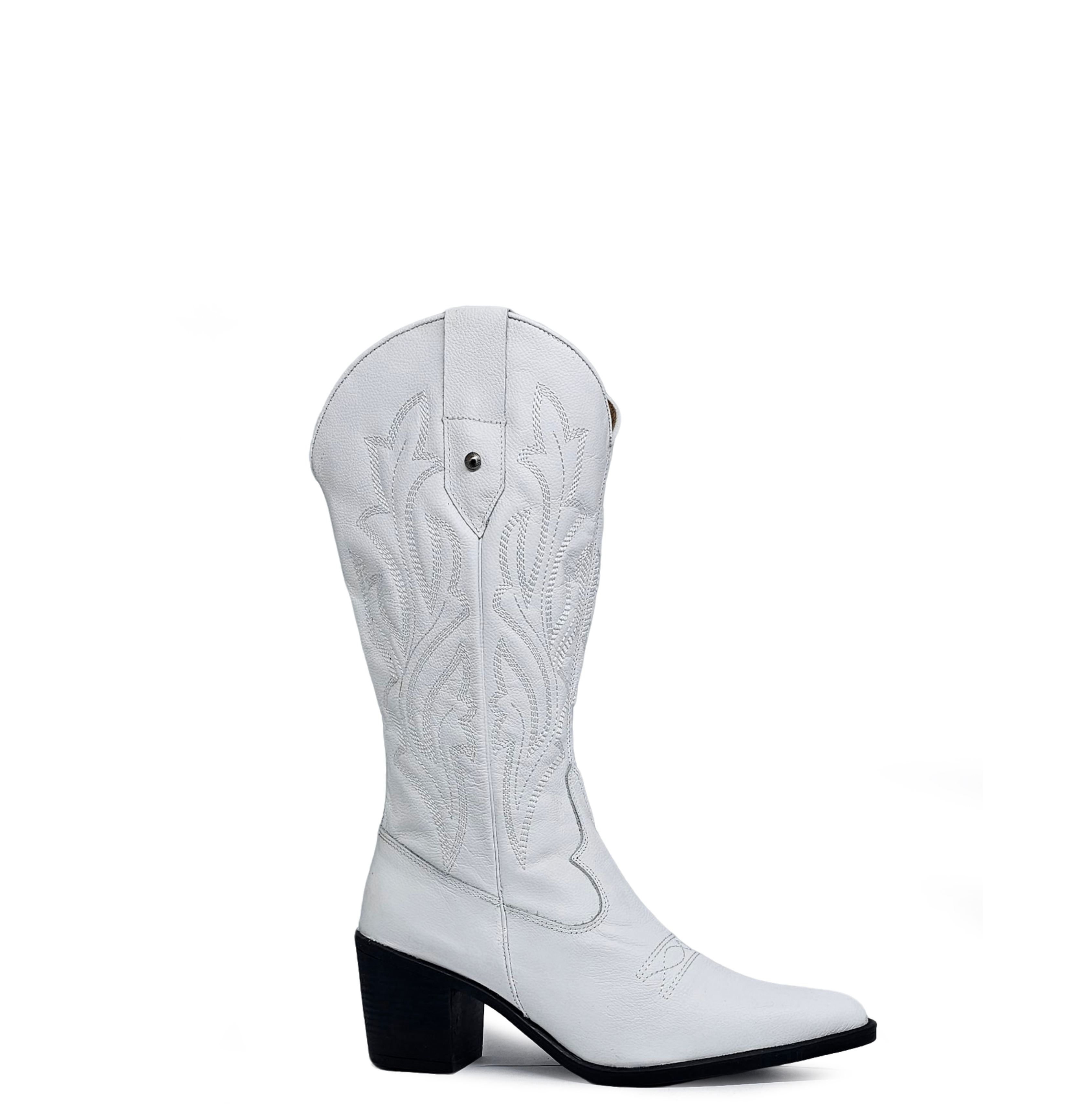 Bota cuero INDÓMITA Blanca