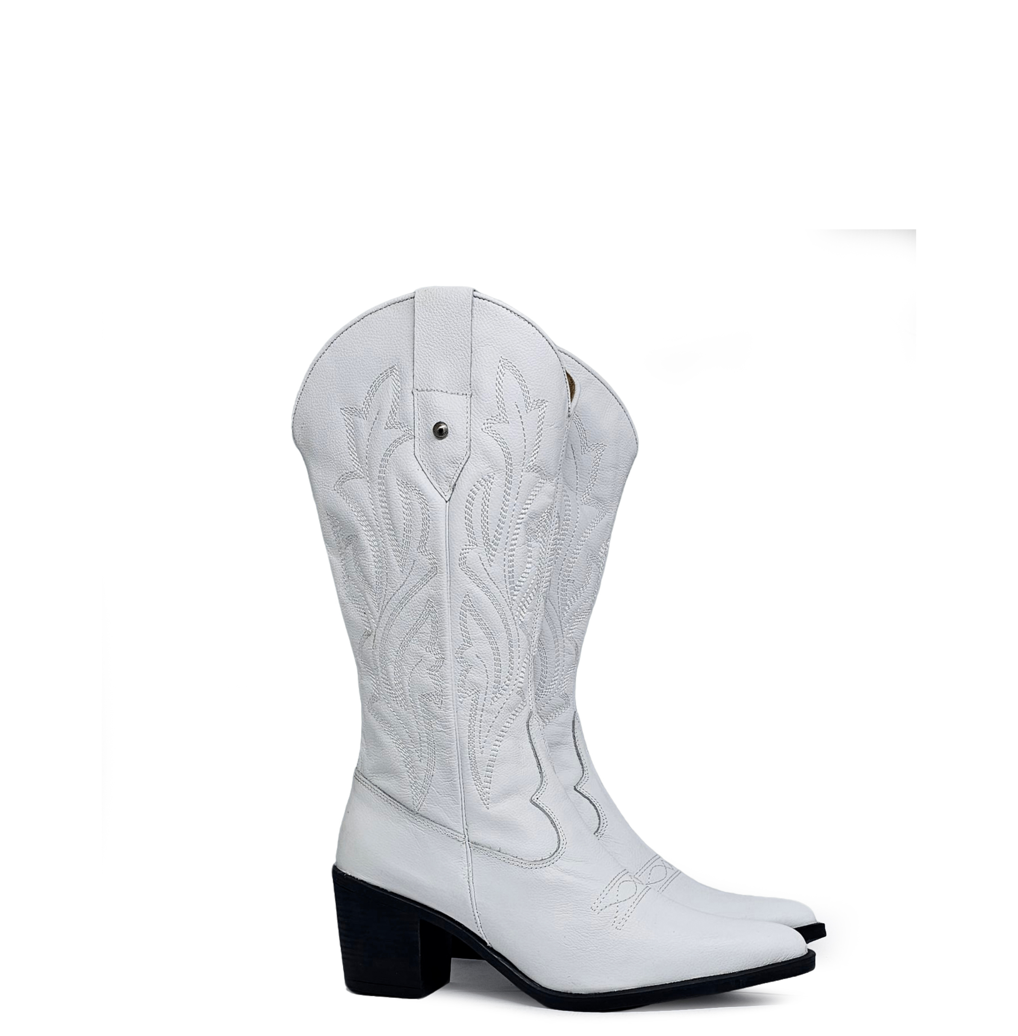 Bota cuero INDÓMITA Blanca