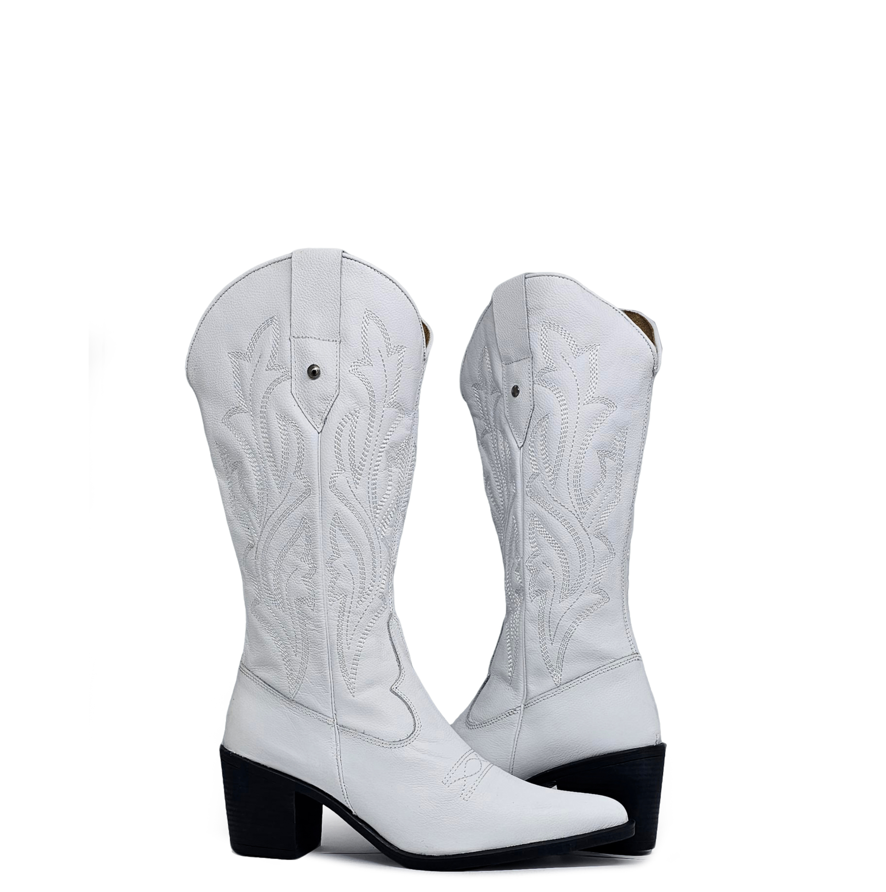 Bota cuero INDÓMITA Blanca