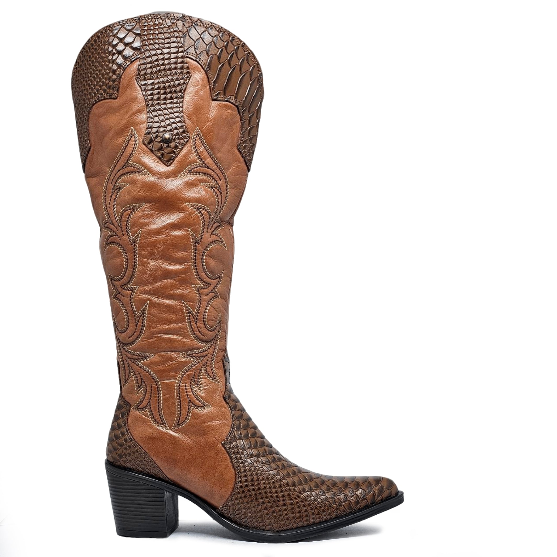 Bota cuero BULLET Dual-wear Anaconda Havana