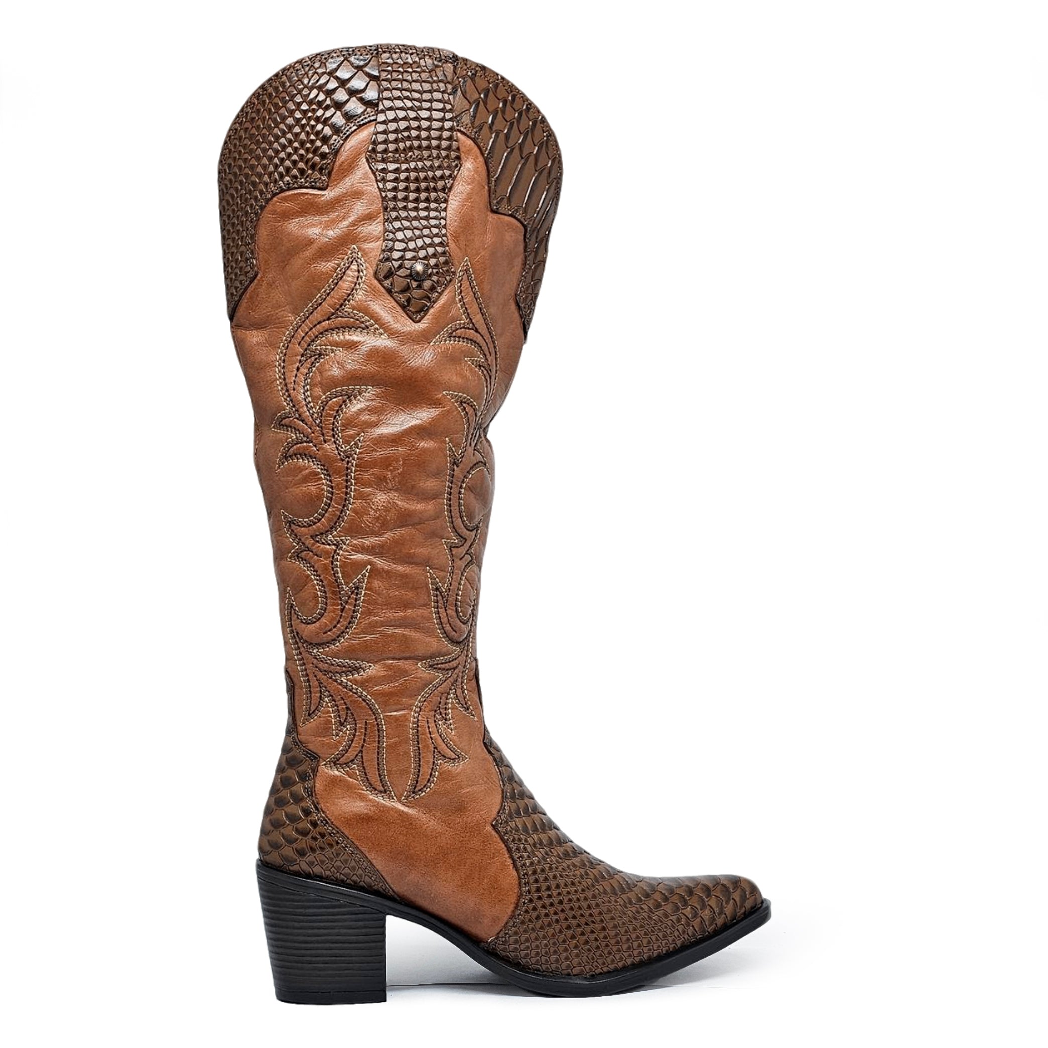 Bota cuero BULLET Dual-wear Anaconda Havana
