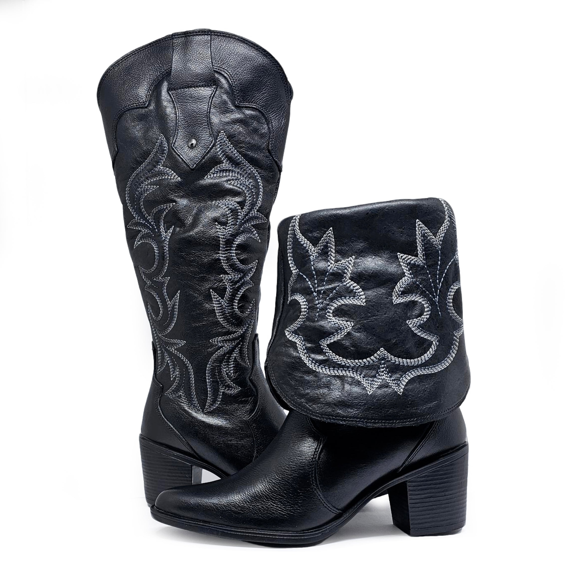 Bota cuero BLAZE Dual-wear Negro