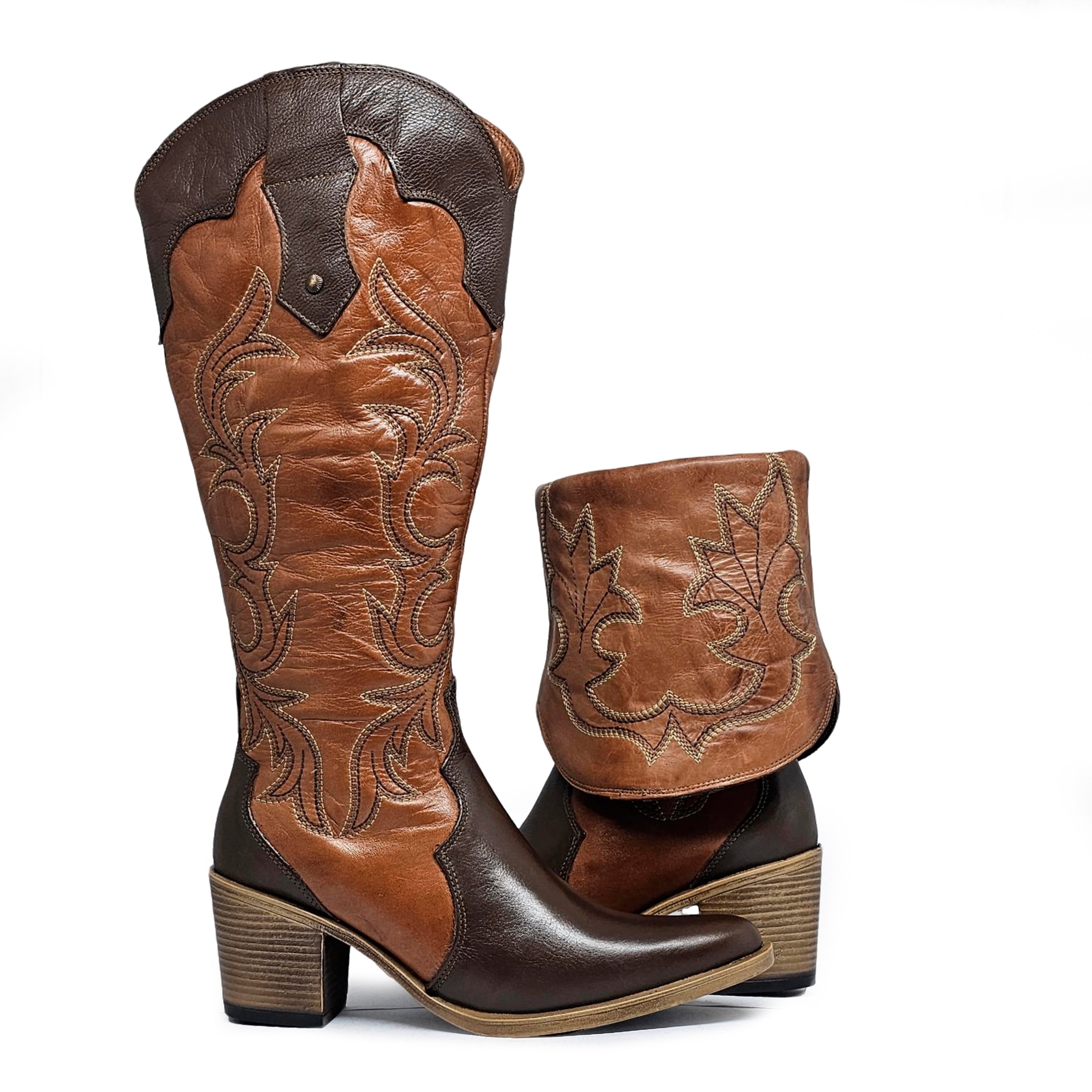 Bota cuero BLAZE Dual-wear Terracota Havana