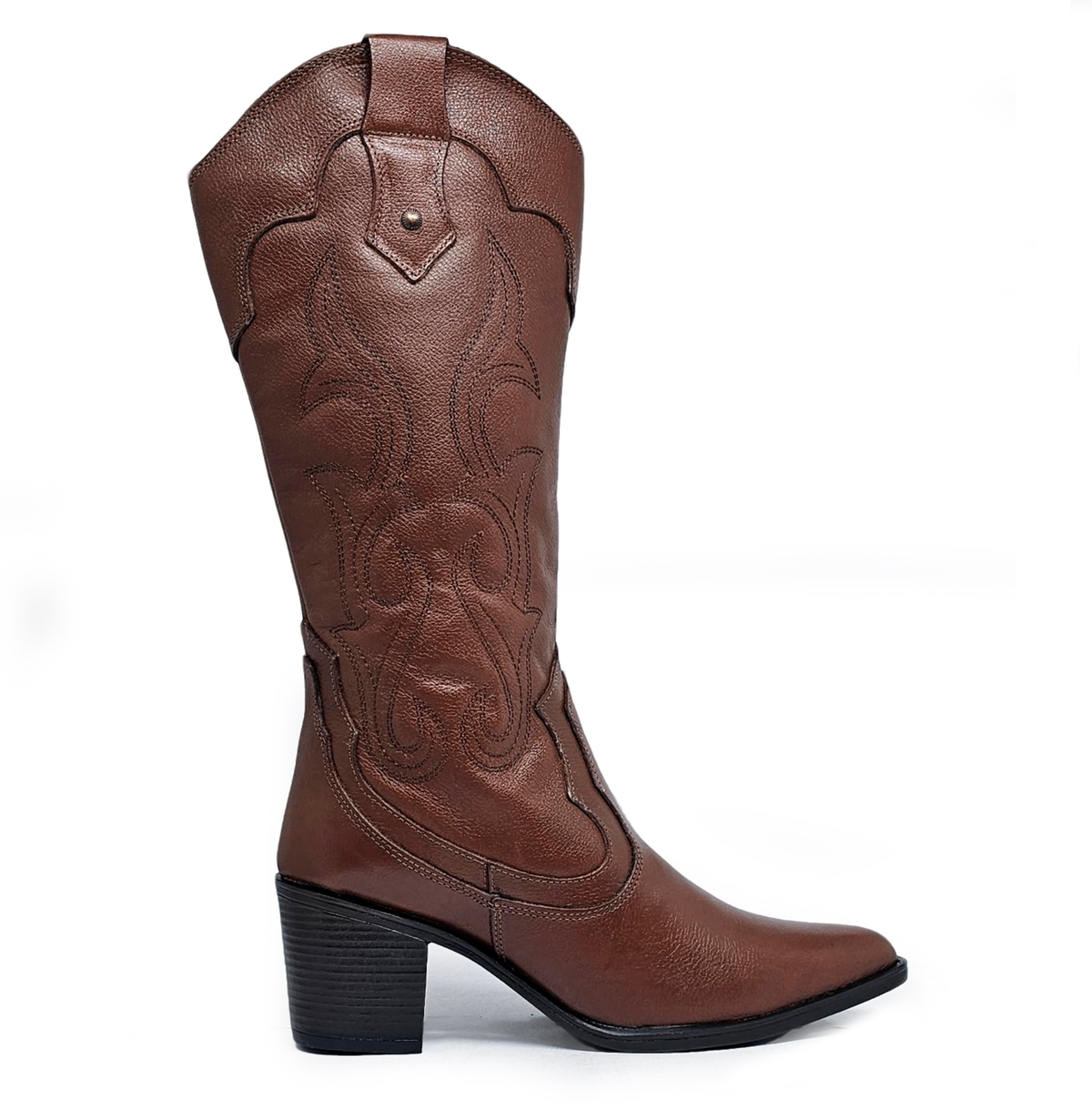 Bota cuero INDÓMITA Caoba