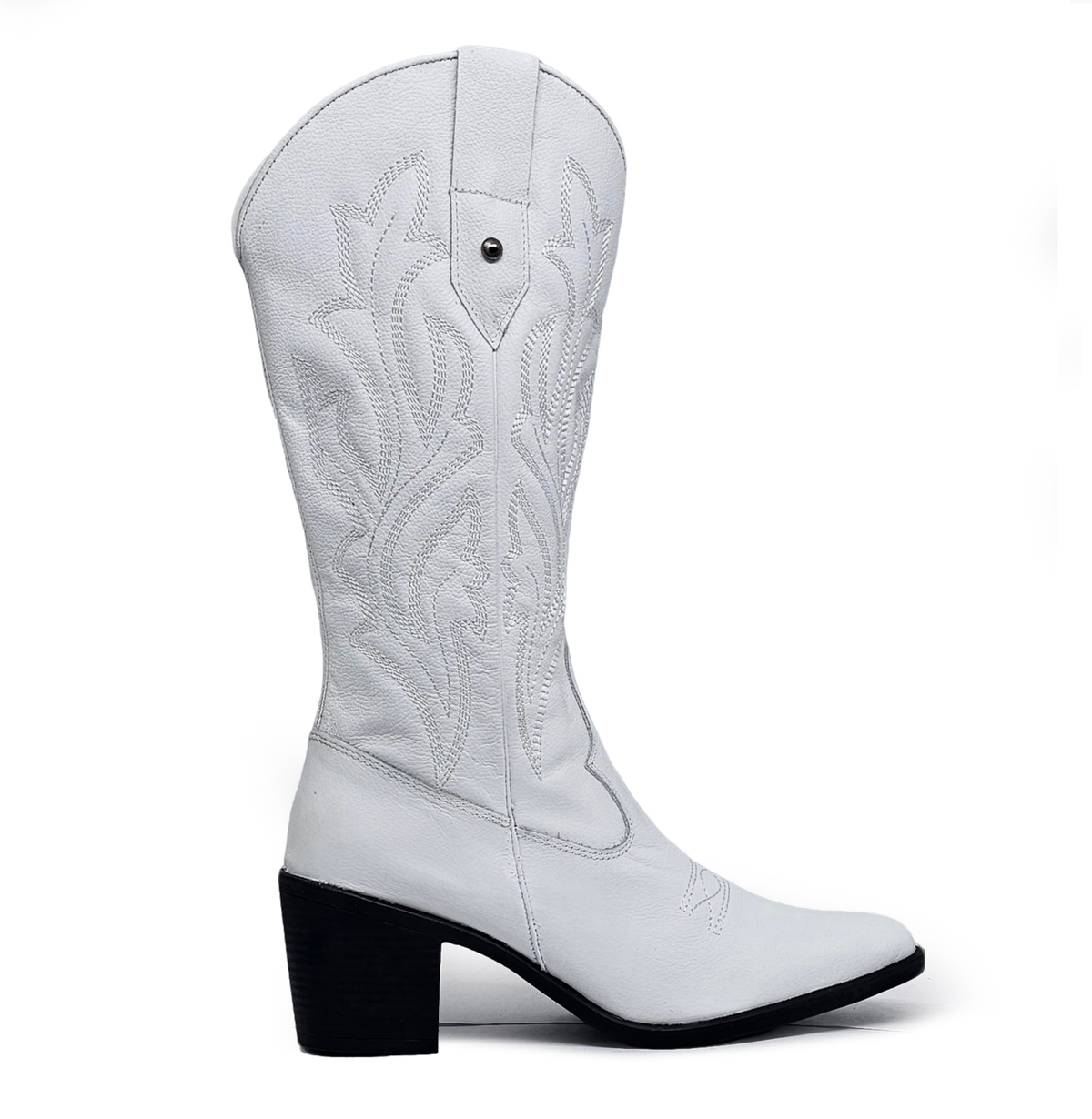Bota cuero INDÓMITA Blanca