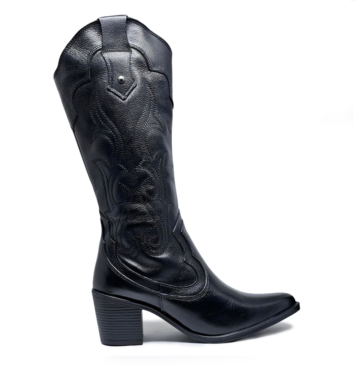 Bota cuero INDÓMITA Negro
