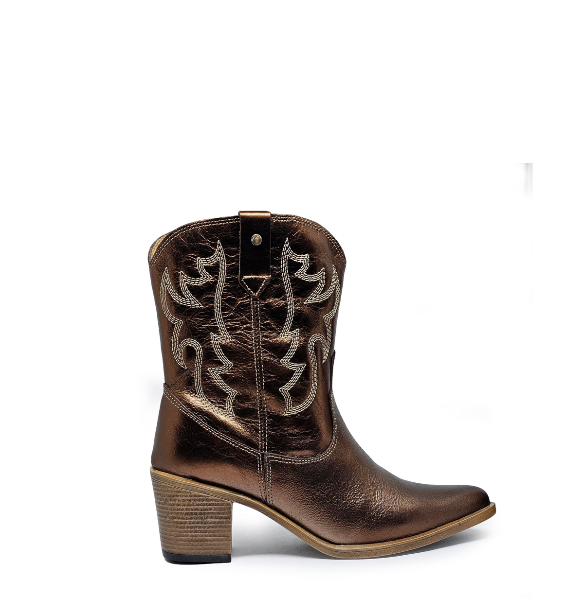 Botín cuero WESTERN Bronze