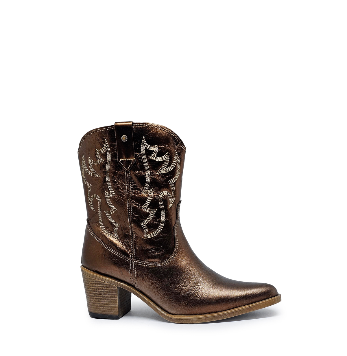 Botín cuero WESTERN Bronze