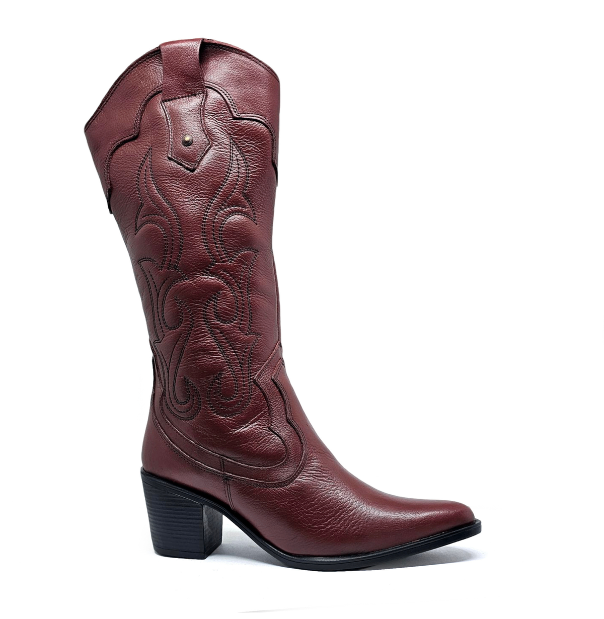 Bota cuero INDÓMITA Merlot