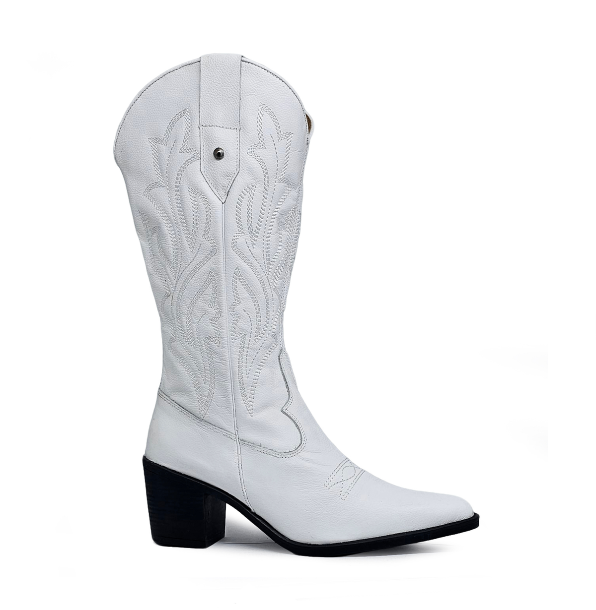 Bota cuero INDÓMITA Blanca