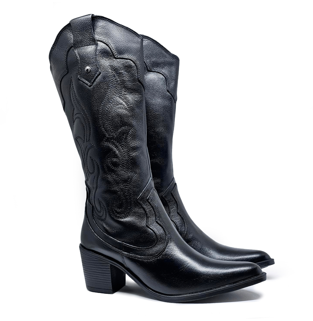 Bota cuero INDÓMITA Negro