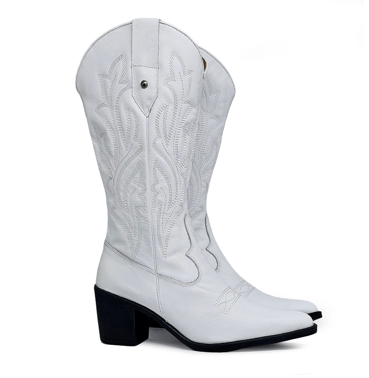 Bota cuero INDÓMITA Blanca
