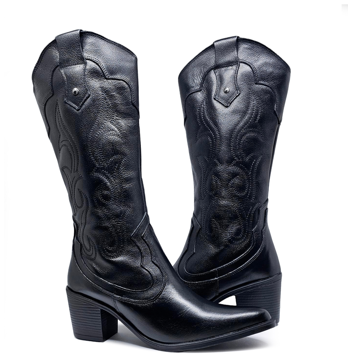 Bota cuero INDÓMITA Negro