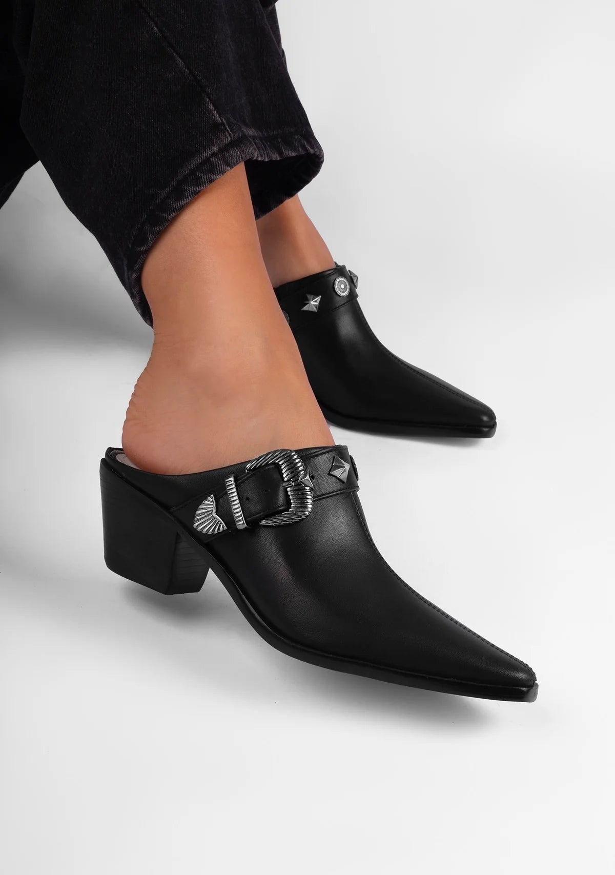 Mule ZENNA Cuero