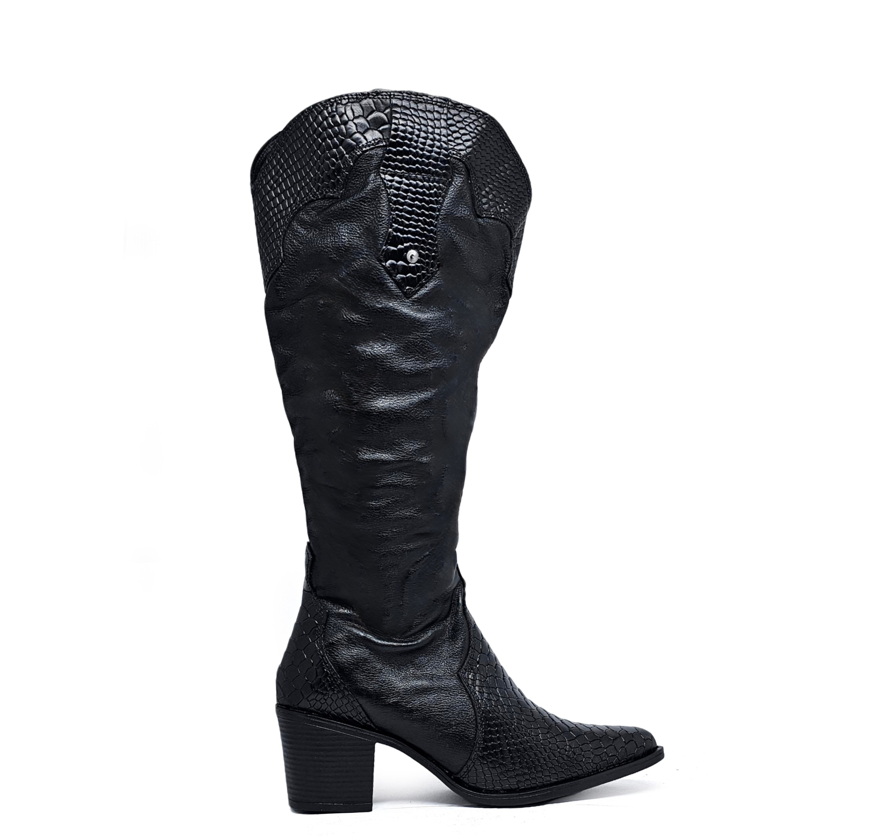 Bota cuero HAVEN Dual-wear Negro