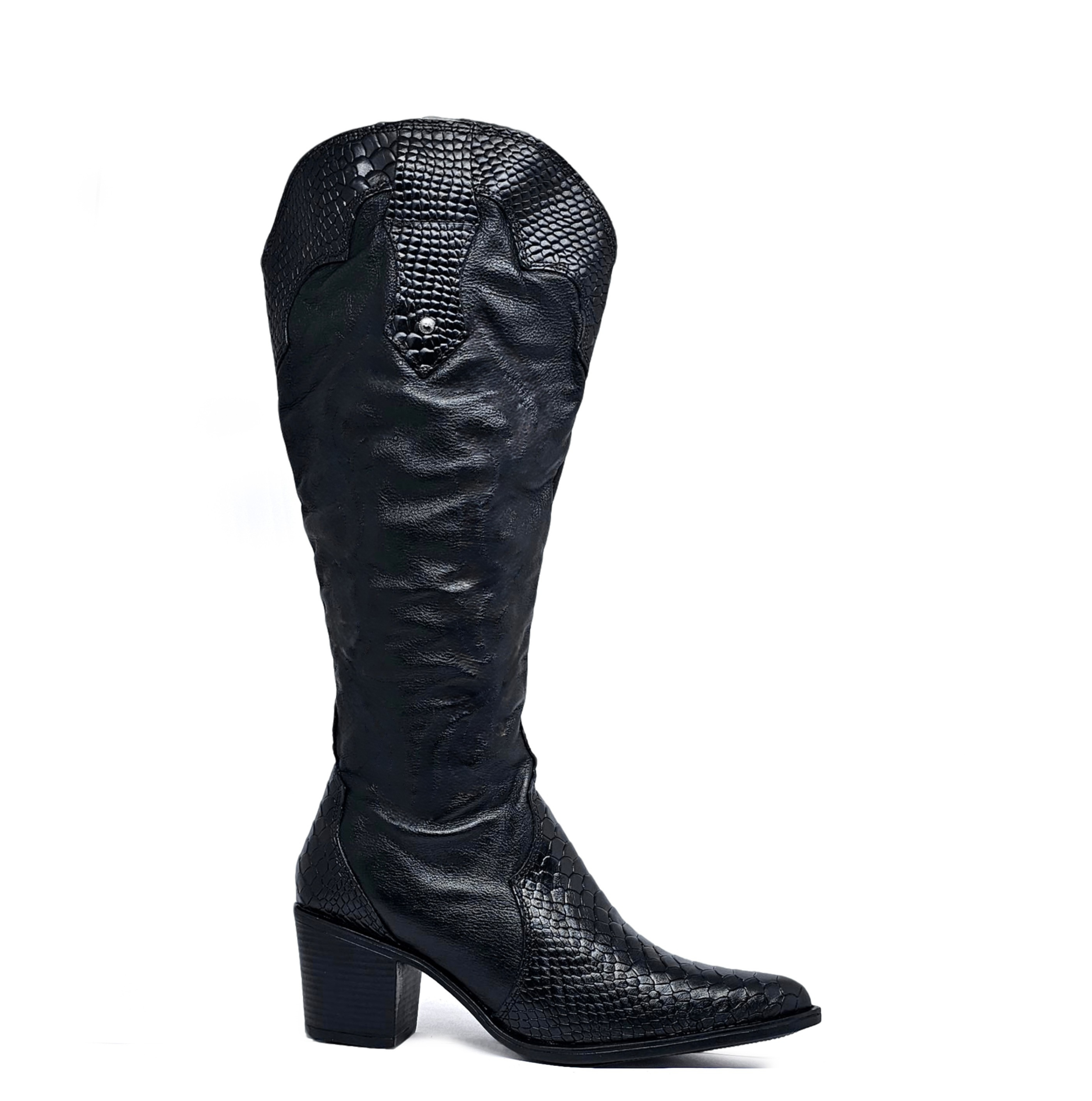 Bota cuero HAVEN Dual-wear Negro