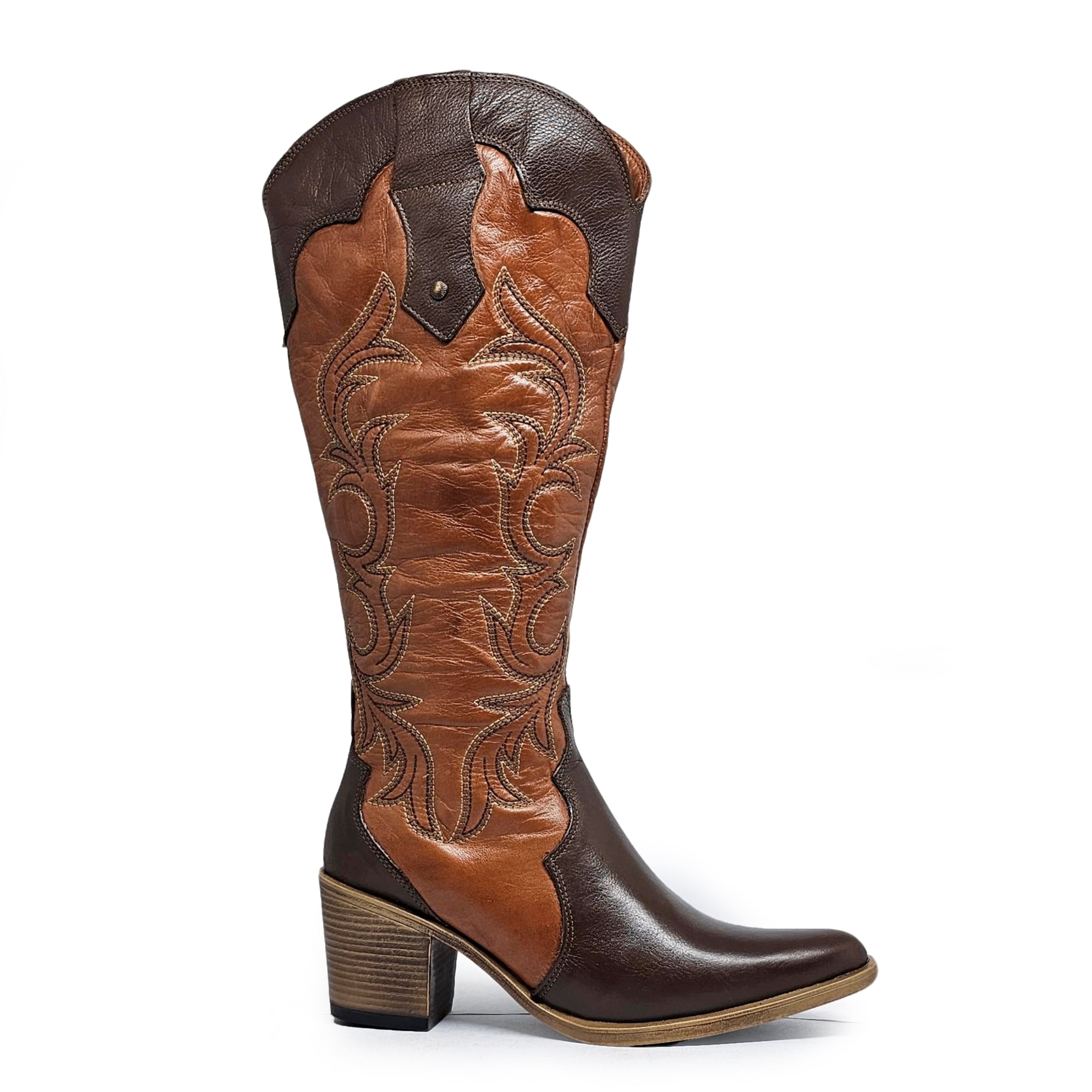 Bota cuero BLAZE Dual-wear Terracota Havana