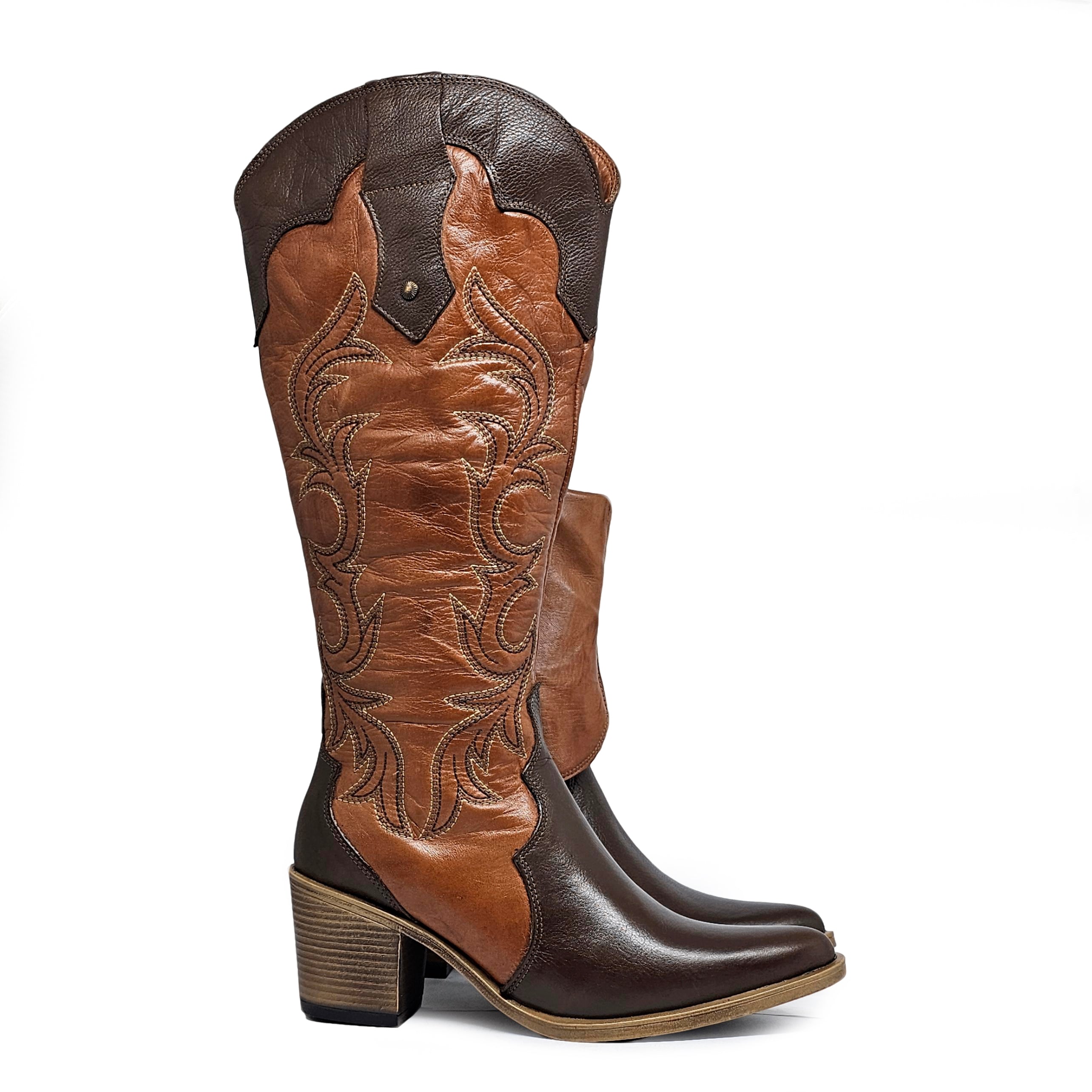 Bota cuero BLAZE Dual-wear Terracota Havana