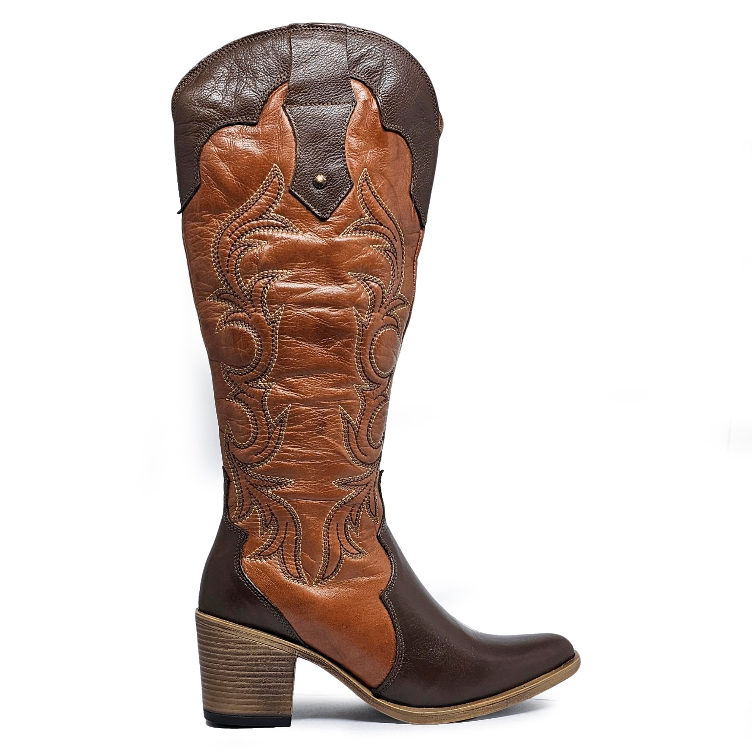 Bota cuero BLAZE Dual-wear Terracota Havana